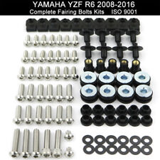 Kit completo de parafusos de carenagem de aço inoxidável parafusos de carroceria adequados para Yamaha YZF R6 2008-2016 comprar usado  Enviando para Brazil