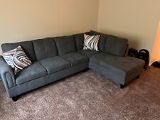 chaise linen sofa sectional for sale  Niles