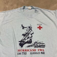 Usado, Camiseta De Colección Hawaii Hurricane IWA Cruz Roja Americana Años 80 Sobreviví Se Ajusta a M segunda mano  Embacar hacia Argentina