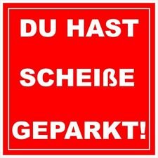 50x parkverbot aufkleber gebraucht kaufen  Wuppertal