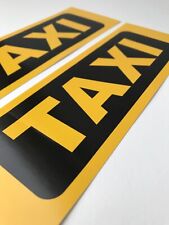 Targa taxi adesivi usato  Spedire a Italy