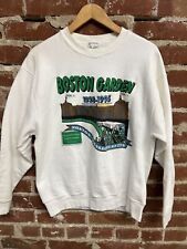 Moletom Vintage 1995 Boston Garden Celtics Bruins Branco Gola Redonda Grande T31 comprar usado  Enviando para Brazil