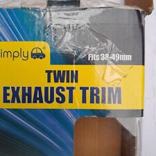 twin exhaust tip for sale  ELLESMERE PORT