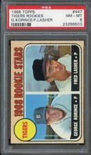 1968 TOPPS #447 GEORGE KORINCE/FRED LASHER PSA 8 (RC) TIGERS *B68151 for sale  Shipping to South Africa