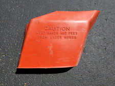 VINTAGE Jacobsen push Lawn Mower Side Discharge CHUTE orange plastic lawnmower for sale  Rochester