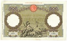 100 lire 1937 usato  Pieve Di Cadore