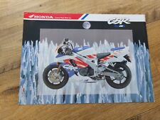 HONDA CBR900RR FIREBLADE SINGLE PAGE MOTORCYCLE SALES BROCHURE ITALIAN 90'S for sale  Shipping to South Africa