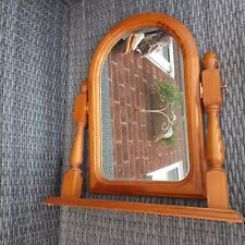 Used, PINE  DRESSING TABLE MIRROR, TILTS, FREE STANDING, REMOVABLE MIRROR for sale  Shipping to South Africa