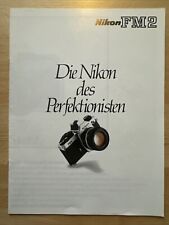 Nikon fm2 broschüre gebraucht kaufen  Bonn