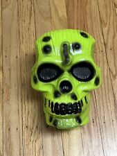 Molde de sopro vintage anos 90 10” Halloween esqueleto verde crânio cabeça de monstro lanterna luz comprar usado  Enviando para Brazil
