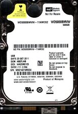 WD5000BMVW-11AMCS2 S/N:WX21A DCM:HB0TJHB WESTERN DIGITAL 500GB MALAYSIA OCT 2011 for sale  Shipping to South Africa