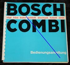 Bosch combi bedienungsanleitun gebraucht kaufen  Berlin