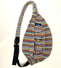 Bolsa tiracolo Kavu original corda estilingue multicolorida geométrica , usado comprar usado  Enviando para Brazil
