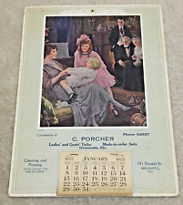 Vntg 1922 calendar for sale  Cincinnati