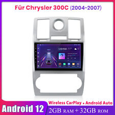 Radio 9" Android 12 CARPLAY estéreo para automóvil GPS navegación WIFI para Chrysler 300C 2004-2007 segunda mano  Embacar hacia Mexico
