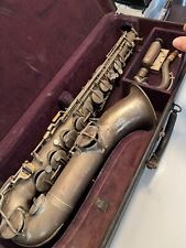 Saxofón alto americano de colección Wurlitzer tono bajo S/N 157630 plateado con estuche segunda mano  Embacar hacia Mexico