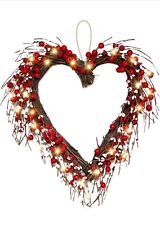 Heart wreath led for sale  Milford