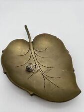 Brass leaf shaped d'occasion  Expédié en Belgium