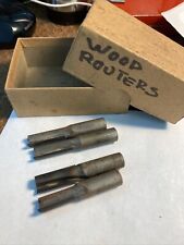 Vintage Lot (4) 2 Piece ONSRUD And 1 Other Flute Cutter Straight Router Bits for sale  Shipping to South Africa