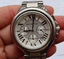 Usado, RARO Vintage Michael Kors Relógio de Pulso Masculino Cronógrafo MK-5719 Tom Prata comprar usado  Enviando para Brazil