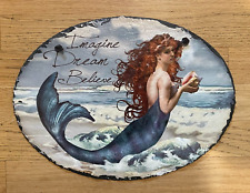Slate tile mermaid for sale  Stockton