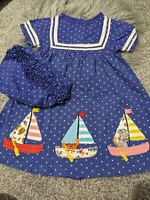 baby sailor dress for sale  GLASGOW