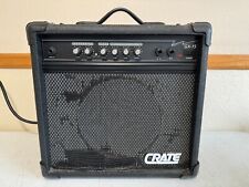 Amplificador de guitarra Crate GX-15 amplificador eléctrico instrumento musical práctica 15w portátil segunda mano  Embacar hacia Argentina