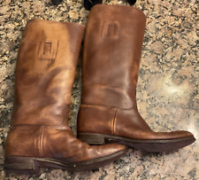 Women's Unbranded Leather Horse Riding Boots- Brown 16 inches High/ Polished for sale  Shipping to South Africa