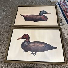 Vtg framed duck for sale  Millington
