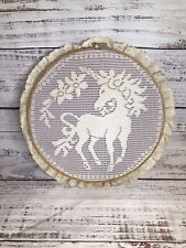 Unicorn round doily for sale  Rome