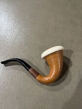 Vintage Estate Sherlock Holmes Style Calabash Gourd  Meerschaum Bowl Cup Smoking, used for sale  Shipping to South Africa