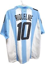 Camiseta deportiva de fútbol Adidas Argentina Riquelme 2002 talla L Messi de Japón, usado segunda mano  Embacar hacia Argentina
