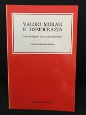 Valori morali democrazia usato  Roma