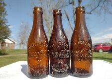 Lote de 3 botellas rectas de Coca Cola/Coca-Cola de Huntington Virginia Occidental segunda mano  Embacar hacia Argentina