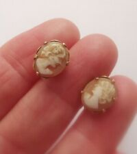 cameo stud earrings for sale  LINCOLN