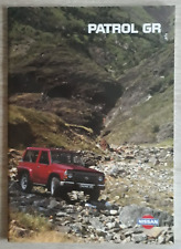 Nissan patrol brochure d'occasion  Expédié en Belgium