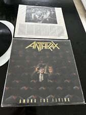 Anthrax Among The Living vinilo LP 1987 Megaforce primera prensa 90584-1 esterlina segunda mano  Embacar hacia Argentina