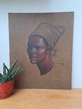 Original Genuine 50s Vintage Mid Century Tretchikoff 'Zulu Maiden Print On Board for sale  Shipping to South Africa