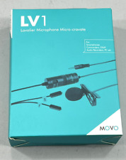 Usado, Microfone Movo Lavalier para smartphone filmadora gravador de áudio DSLR PC comprar usado  Enviando para Brazil