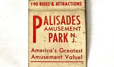 Used, 1967 PALISADES AMUSEMENT PARK, NEW JERSEY, 5 & 10 CENT RIDES + ADMISSION COVER for sale  Shipping to South Africa