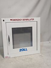 Desfibrilador de emergencia Zoll gabinete de pared de metal, blanco, usado segunda mano  Embacar hacia Argentina