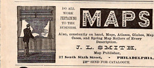 1887 smith map for sale  Moneta