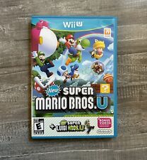 New Super Mario Bros. U with New Super Luigi U. Nintendo Wii U Tested Working for sale  Shipping to South Africa
