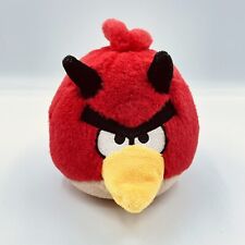 Angry Birds Seasons Devil Red Bird Bird 5"" Peluche con Cuernos y Cola Año/2011, usado segunda mano  Embacar hacia Mexico