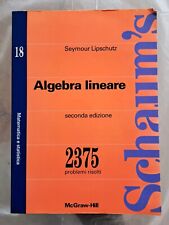 Ingegneria schaum algebra usato  Italia