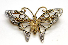 Diamond butterfly brooch for sale  BIRMINGHAM