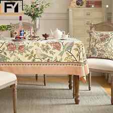 Vintage Floral Tablecloth Table Cover Suitablefor Wedding Parties Dinners Decor for sale  Shipping to South Africa