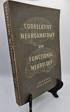 Usado, Libro médico vintage neuroanatomía correlativa y neurología funcional 1962 segunda mano  Embacar hacia Argentina
