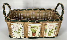 Wicker flower basket for sale  Gardner