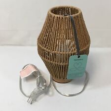Usado, Lámparas de mesa boho con cuerda de papel beige Sainsbarry para dormitorio segunda mano  Embacar hacia Argentina